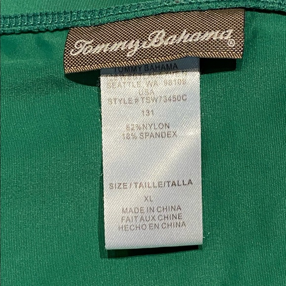 Tommy Bahama Pearl Green Swim Dress XL - Picture 7 of 8